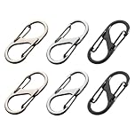 6 PCS Luggage Locks Zipper Locks with Carabiner Clip Travel Locks for Luggage and Backpacks Essential Anti-Theft Bag Accessories with Carabiner Clips for Traveling Handbags Tent Purse ﻿