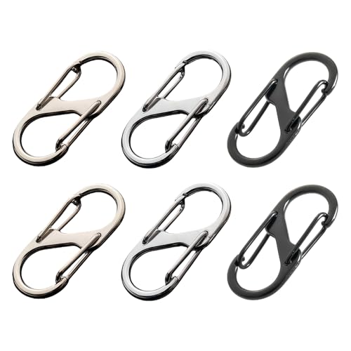 6 PCS Luggage Locks Zipper Locks with Carabiner Clip Travel Locks for Luggage and