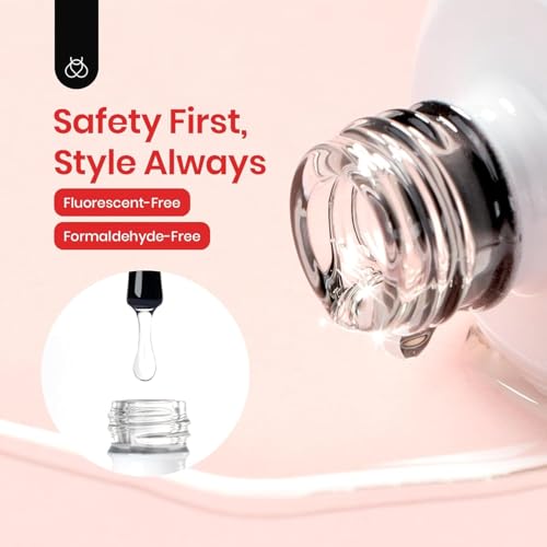 Image of Beetles Extra Glossy Gel Top Coat - 15ml Clear Glossy No Wipe Top Coat Gel Nail Polish High Shine Long Lasting Nail Surface Protection Manicure Summer Nail Gifts for Women