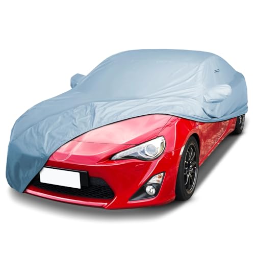 Image of iCarCover Premium Car Cover for 2013-2016 Scion FR-S Heavy Duty Waterproof All-Weather Automobiles Custom Fit Indoor Outdoor UV Snow Protection Covers with Straps and Bag