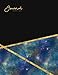 Produktbild Journal Galaxy + Gold: Watercolor Astronomy Notebook | Lined 80-Page | Perfect Bound Cover (Galaxy Notebooks, Band 1)