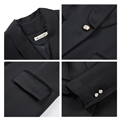 Chic & Confident Black Women's Business Suit Set - Image 5