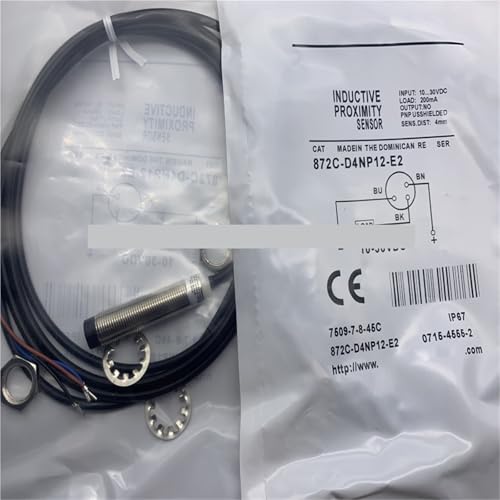Sensor 872C-N8NN12-E2 inductivo con salida NPN para control de movimiento 6
