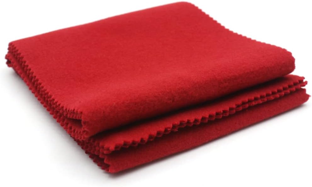 Piano Keyboard Cover 61 Key Keyboard Dust-Proof Felt Wool Cover Protective Piano Accessory for Scratch Protection Home Decor Use Fits Full Size Red