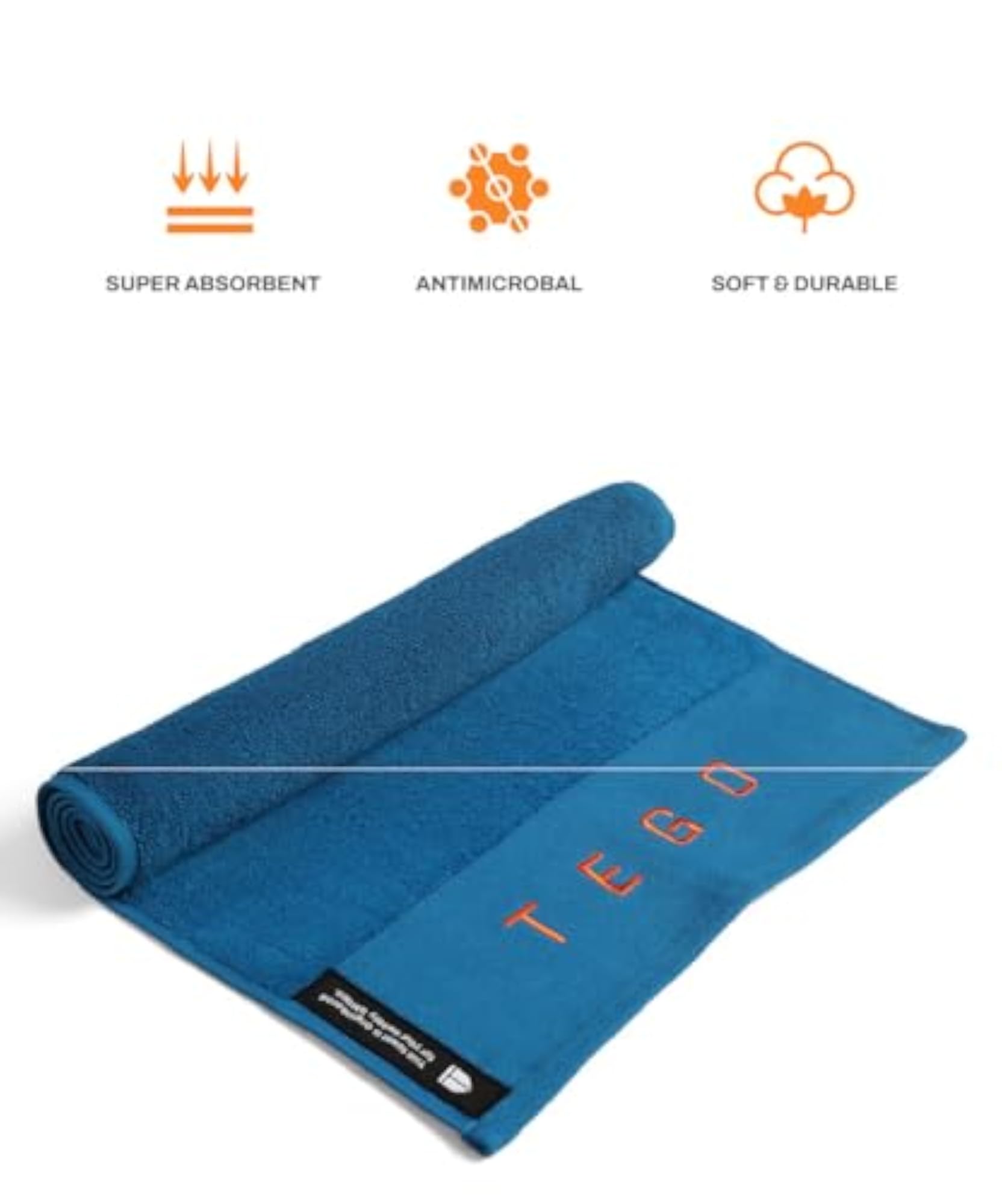 Fit Anti-Microbial Gym Towel, 600 GSM