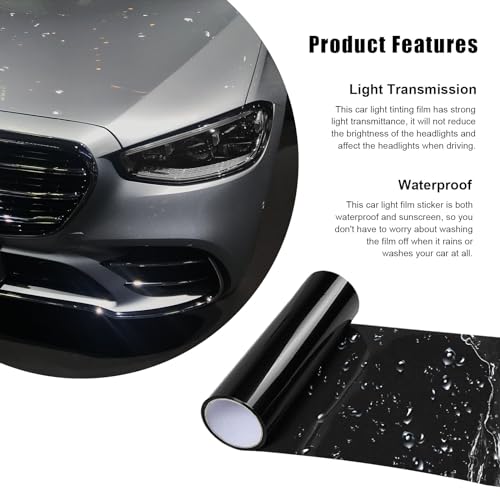 Suvnie SUVNIE-1174TF 12 × 48 Inch Car Light Tint Film, Shiny Chameleon Headlights Tail Lights Fog Lights Films With Squeeze & Cutter thumb #3
