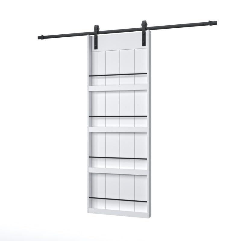 Image of 30 inch x 84 inch Sliding Barn Door with 6FT Hardware Kit Included