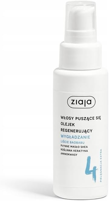 Ziaja baobab leaves vegetable smoothing oil