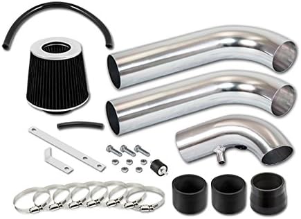R&L Racing 3" Black Cold Air Intake Racing System + Filter For Dodge 02-10 Ram 1500 3.7L V6/4.7L V8