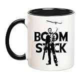 Fonhark - Evil Dead Mug - Boom Stick, 11 Oz Novelty Coffee Mug/Cup