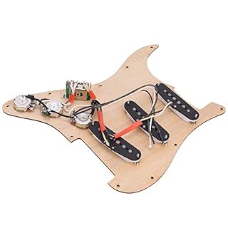 Pickguard chargé, pickguard GP107 Guitare électrique Loaded Pickguard Érable Pickup SSS Chargement Pick Guards Set… - Les Beatles, Paul McCartney, John Lennon, RIngo Starr, George Harrison Pickguard chargé, pickguard GP107 Guitare électrique Loaded Pickguard Érable Pickup SSS Chargement Pick Guards Set… – Image 6