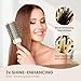 AIMIKE Round Brush for Blow Out, Medium Round Hair Brush Nano Thermal Ceramic & Ionic Tech, for Blow Drying & Styling, Curling and Shine - 2.9 inch Barrel w/Boar Bristles