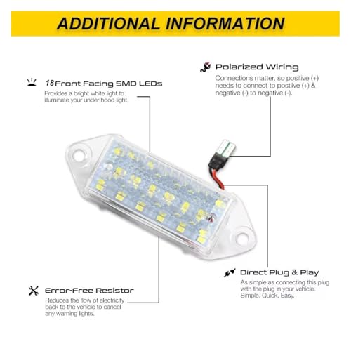 Luz de matrícula para Lancer Evolution que soluciona la luz fundida trasera con xenón blanco 3