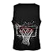 Basketball Hoop Mens Tank Top Gym Muscle Tee Sleeveless Sports Bodybuilder T-Shirt Beach 3XL