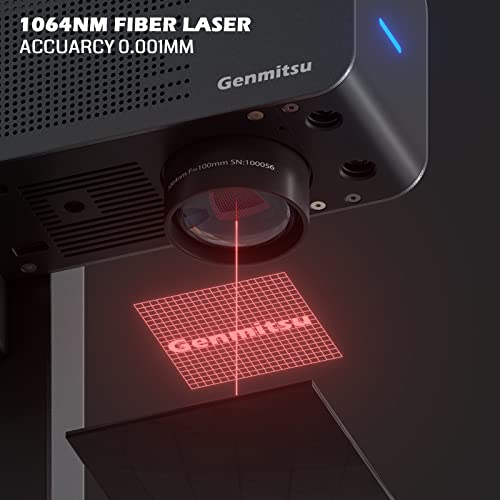 Genmitsu Z5-1 Fiber Laser Engraver, Desktop Handheld 2-In-1 Design, Portable Marking On All-Metals, Jewelry, Stones For Individual Shop/Factory/Home, 70Mm X 70Mm Diy Area #TOP4