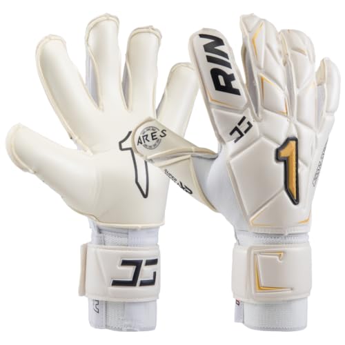 Rinat Ares Joan Garcia-Prime Guantes de Arquero – Látex Super Softy XP | Corte Negativo | Protección Impacto | Correa Ajustable | Banda Elástica en Muñeca | Transpirable y Duradero miniatura 2