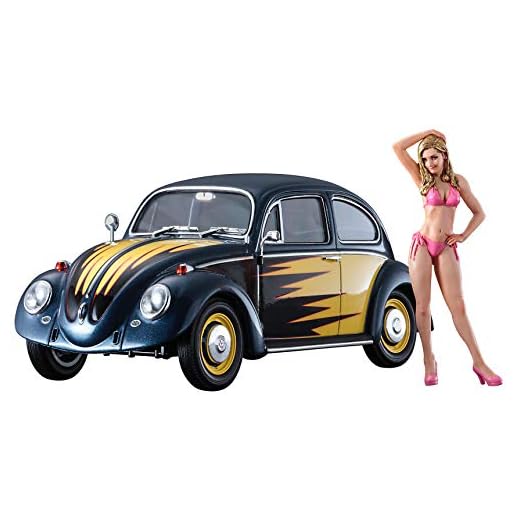 Hasegawa SP445 Volkswagen Beetle (1966) Cal Looker w/Blonde Girl Figure 1/24 Scale Kit