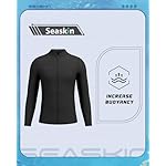 Seaskin Mens Wetsuit Tops 2mm Front Zipper - Image 4