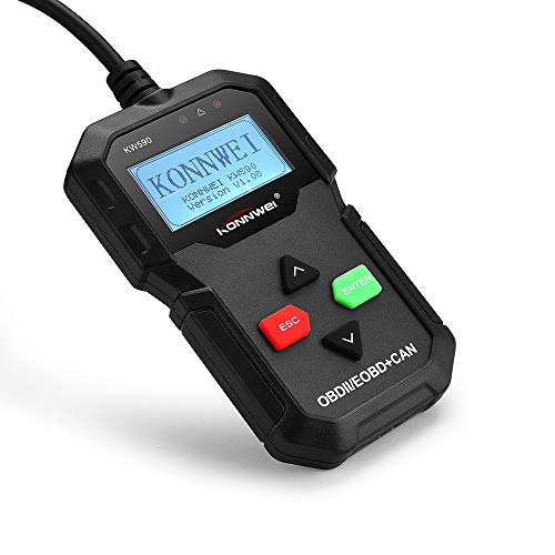 Loijon KONNWEI KW590 OBDII OBD Scanner Leitor de Código de Scanner de Diagnóstico Do Carro Leitor de
