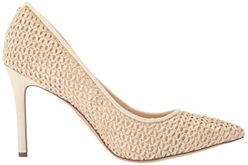 Sam Edelman Women's Hazel Pump, Ivory Raffia, 6 Wide #TOP5