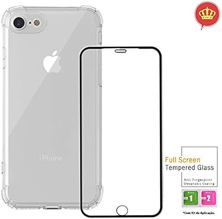 Capa Anti Shock Reforçada iPhone SE 2020 + Película Vidro 3D + Kit  Aplicação | Amazon.com.br