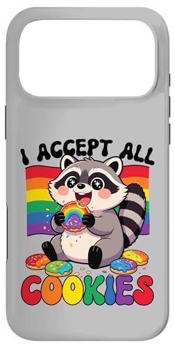 I Accept All Cookie �A���C�O�} LGBTQ �v���C�h�}���X���[ �X�}�z�P�[�X iPhone 17 Pro Max �p