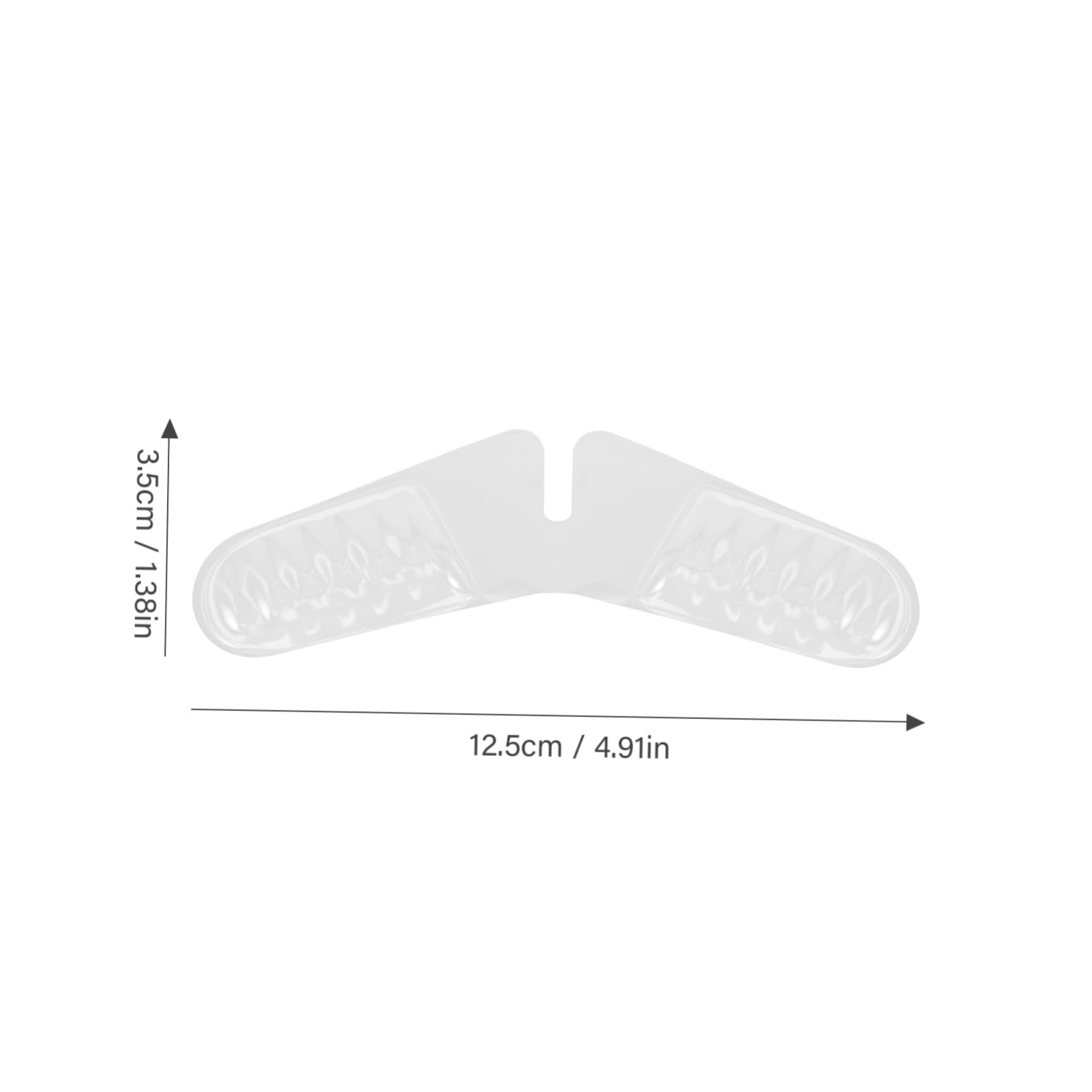 BESPORTBLE 50pcs Stand-up Collar Stays for Men's Dress Shirts Collar Shaping Film Collar Support Tape