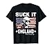 Suck It England Funny 4th of July George Washington 1776 T-Shirt