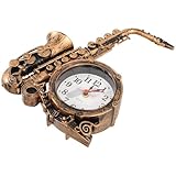 Horloge de table décorative : fabriquée avec des matériaux de qualité, sûre et , cette horloge de bureau vintage est idéale pour une utilisation occasionnelle