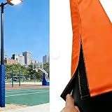 Imbottitura in schiuma impermeabile per canestri da basket e pali da gioco – 1,2 m di sicurezza per bambini, adatto per pali da 2 x 2 a 13 x 13 cm, ideale per sport e garage