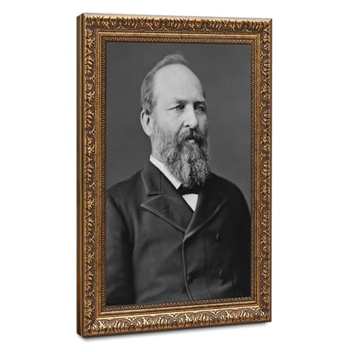 Poster James A Garfield WCYB impression sur toile décoration murale 50x75 cm