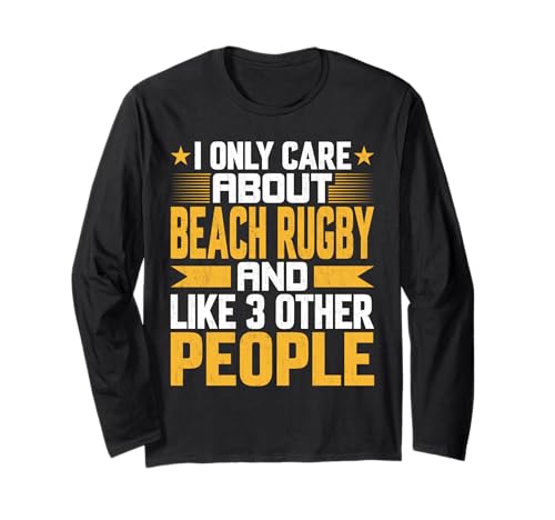 I Only Care About Beach Rugby Player and Like Other 3 People Manga Larga