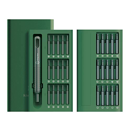 Kingsdun Screwdriver Set, Upgraded Version S2 Steel Magnetic Mini Repair Tool Kit with Magnetic Case for Tablet, Computer, Eyeglasses, Toys, Watches, Mac, iPad, iPhone, Xbox/PS3/PS4
