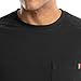 Wrangler Riggs Workwear Men's Short Sleeve UPF Protection Raglan Tee Shirt, Black