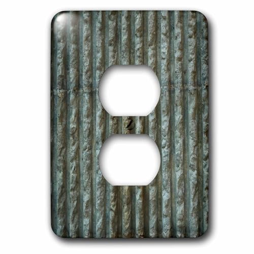 2 plug outlet coque 3drose LLC LSP 45028 6 ondulé en métal robuste