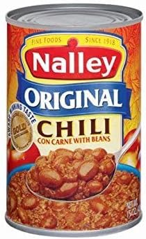 Nalley, Canned Chili, 15oz Can (Pack of 6) (Choose Flavors Below) (Original Chili Con Carne With Beans)