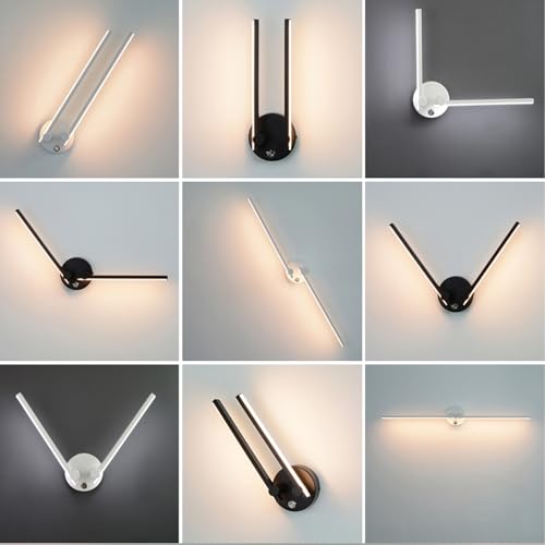 Iluminación de control táctil para sala de estar y aplique de pared regulable moderno 4