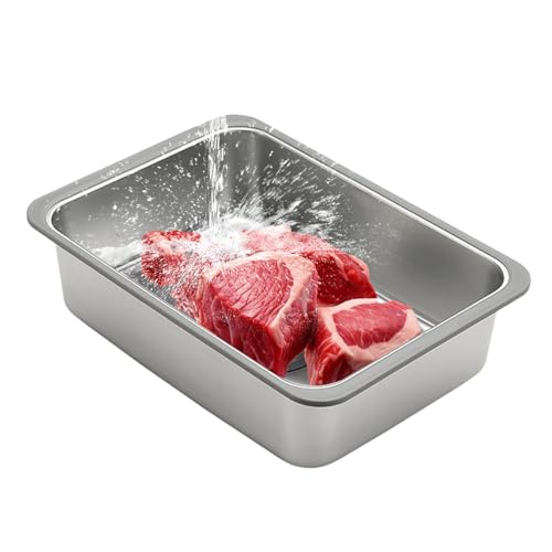 Sink for Kitchen, Camping Sink Workstation, Workplace Drop with Accessories, (Stainless Steel)13.98x9.84x4.41 Inches, Kitchen Vanish for Balconies, Terraces