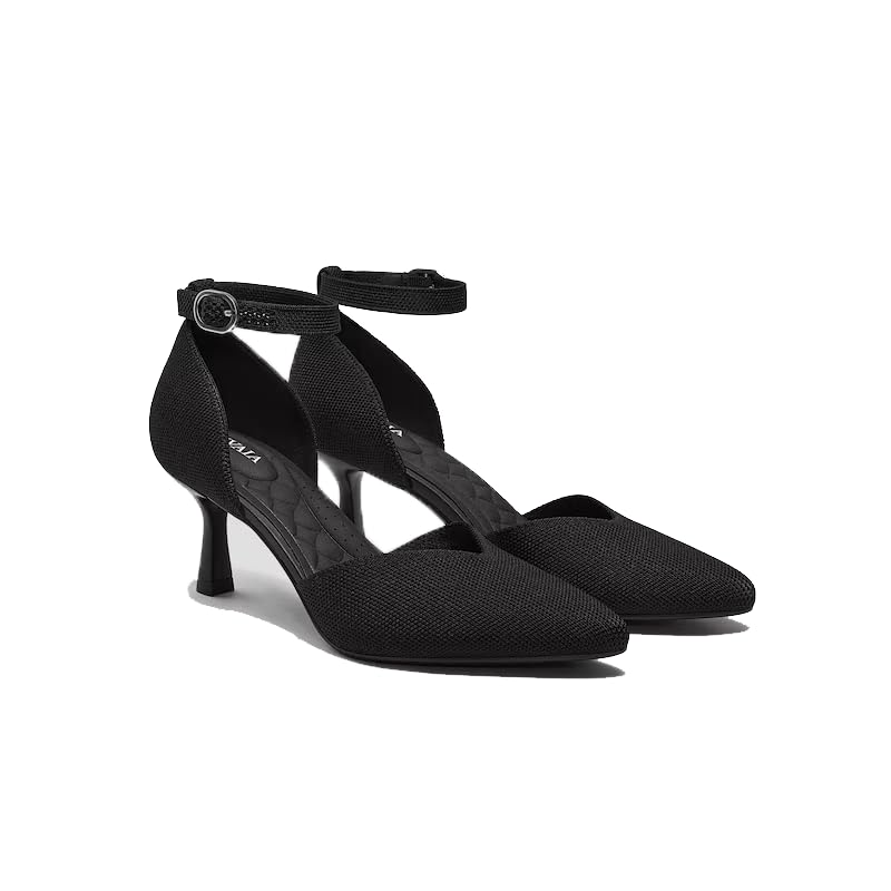 VIVAIA Arabella Pointed-Toe Stilettos Mid Heels for Women Elegant Anti-Slip Outsole