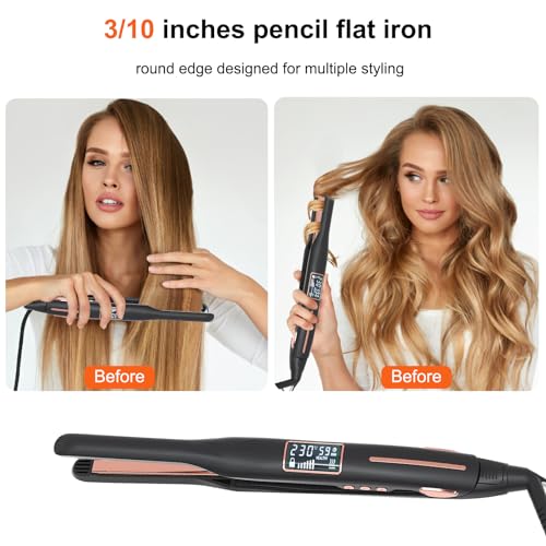 Plancha de cabello para hombres pelo corto 10mm miniatura 2