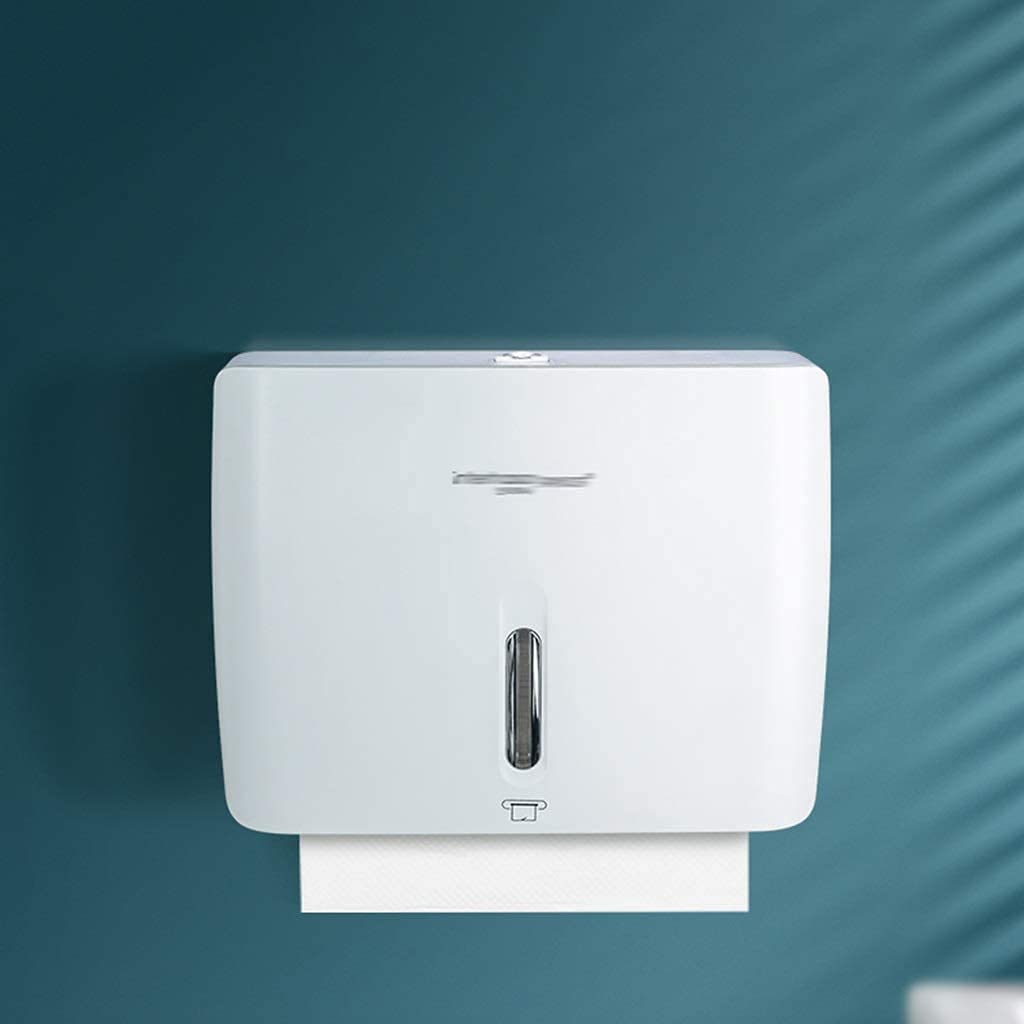 BKEKM Dispenser Salviette Dispenser di Asciugamani di Carta Dispenser di Asciugamani Commerciali a Parete Porta Asciugamani di Carta Impermeabili di Grande capacità Moda