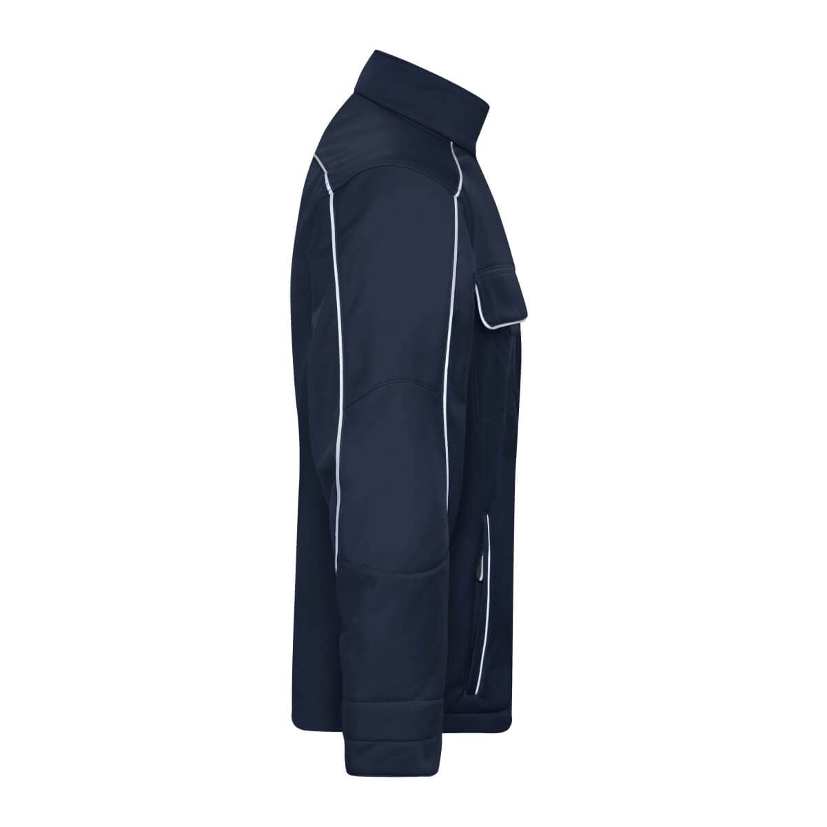 Softshelljacke Dienstbekleidung – Softshell Jacket mit Reflexdruck, wind- & wasserabweisend, professionelle Vereins- und Einsatzbekleidung