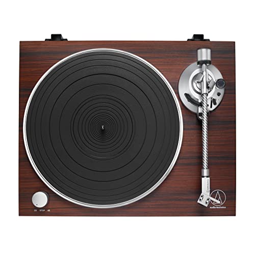 Image of Audio-Technica AT-LPW50BT-RW Manual Belt-Drive Turntable, Rosewood