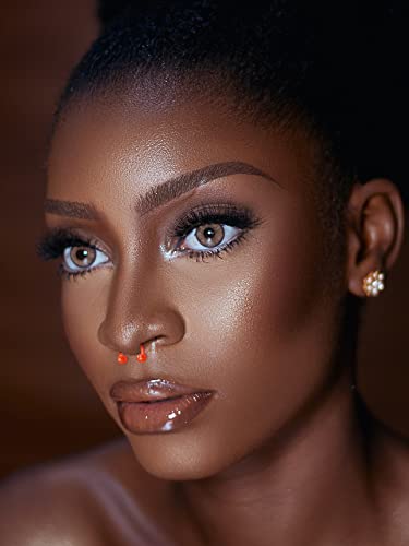 120 Pcs Septum Rings Piercing Jewelry Nose Horseshoe Rings for Women Men Cartilage Tragus Earrings Body Jewelry Stainless Steel Acrylic, Multi Styles4