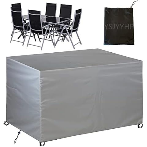 YSJYYHP Abdeckplane Gartenmöbel,140x90x75cm Schutzhülle Gartentischabdeckung Möbelsets Cover