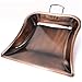 GRIRIW Heavy Duty Industrial Dustpan Handheld Trash Shovel Portable Desktop Cleaning Tool Red Bronze