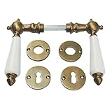  Türklinken Jugendstil Art Deco Messing antik Jugendstil 15b-BB-AW