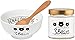 Produktbild 3Bears Porridge Liebhaber Set- Besteht aus Transportglas Löffel Schale Perfekte Zubehör für Dein Genau Richtiges Porridge Frühstück