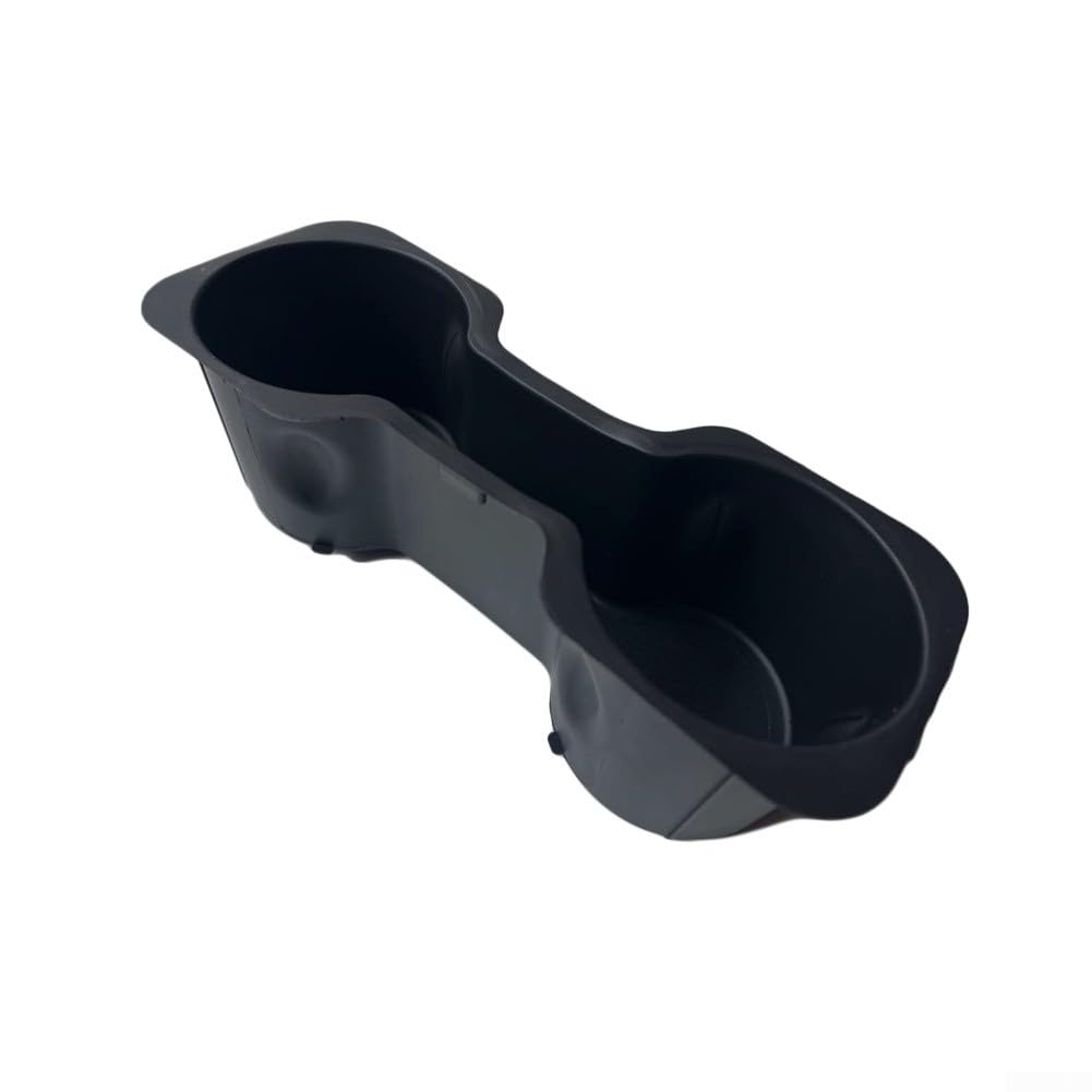 Rubber Cup Holder Liner for Chevrolet Colorado 2015-2022 Front Center Console Insert, Non-Slip Mat for Floor Console