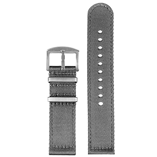 Bracelet de montre en nylon lisse 20 22 mm à libération rapide haut de gamme